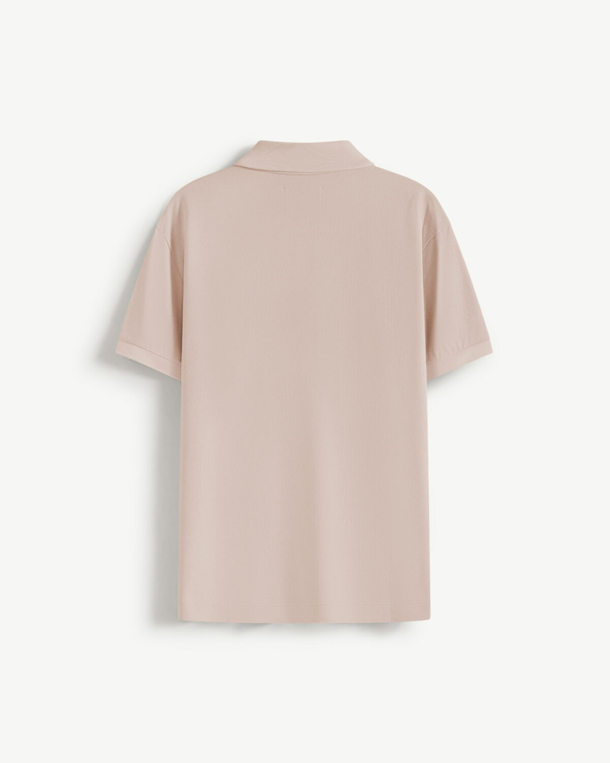 Men's short sleeve cotton polo shirt fitted form - Image 18
