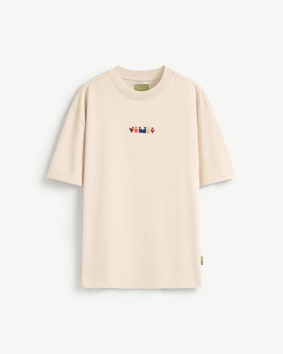S.cafe unisex short sleeve t-shirt embroidered boxy form - Image 9