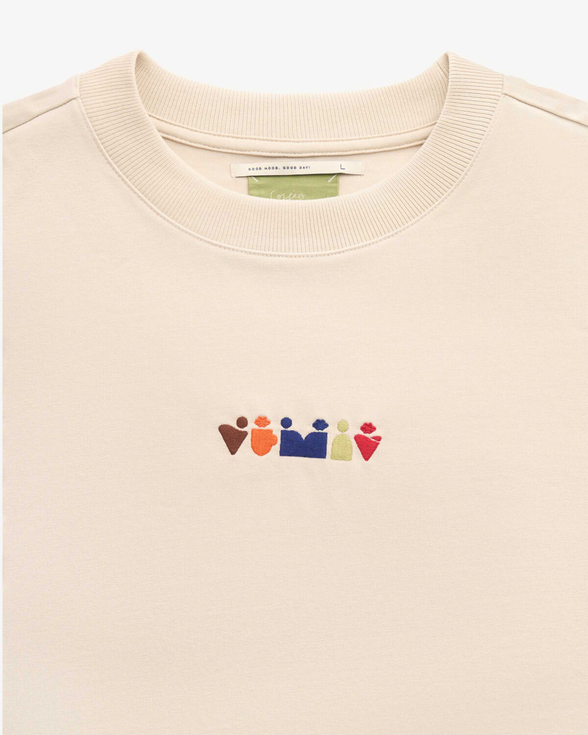 S.cafe unisex short sleeve t-shirt embroidered boxy form - Image 11