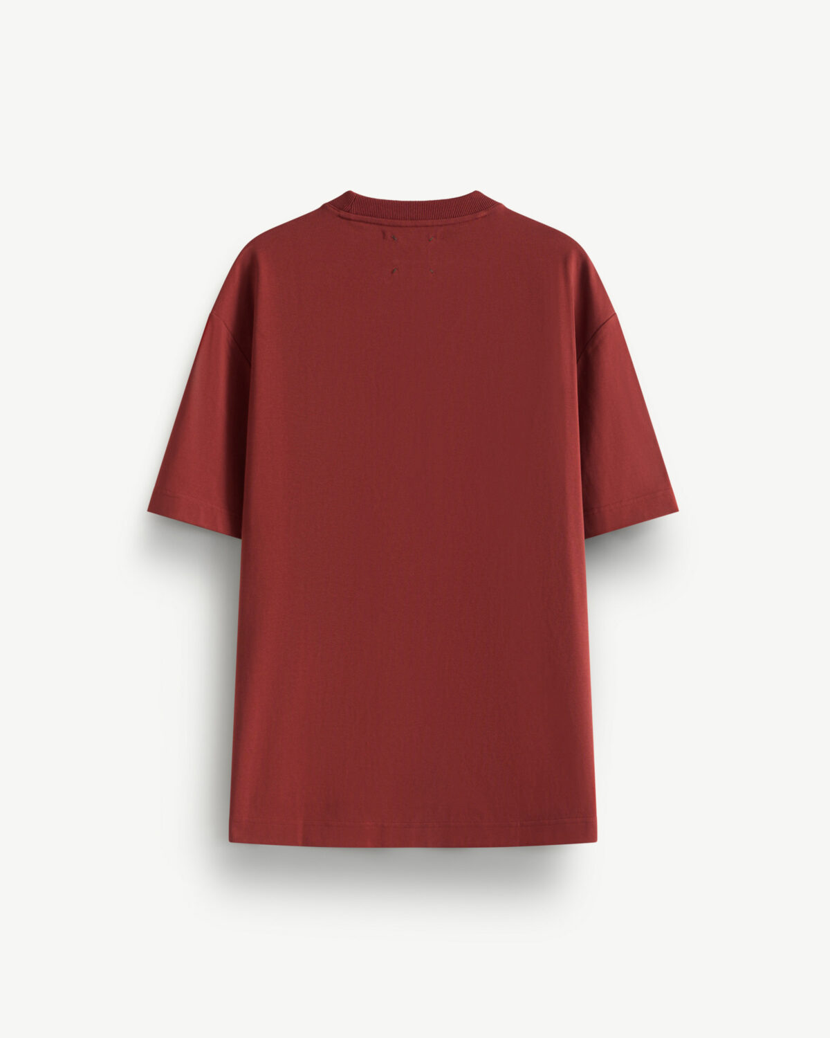 Loose short sleeve coffee embroidered t-shirt - Image 2
