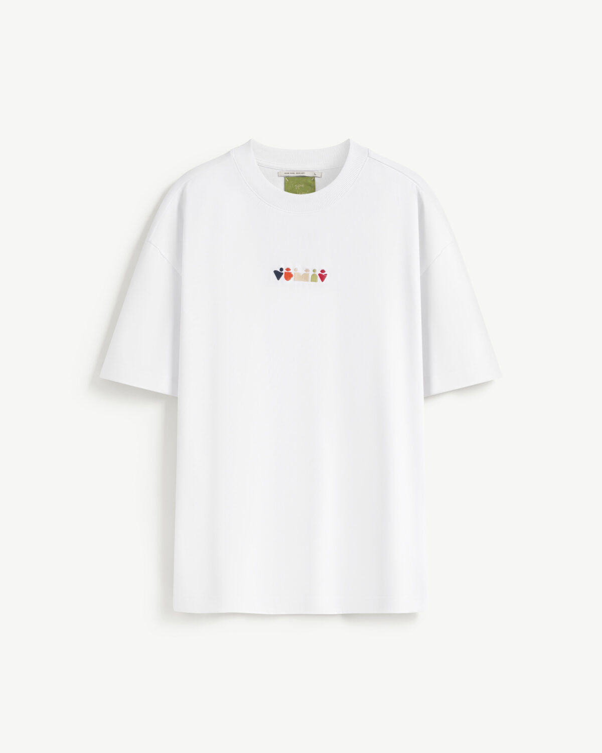S.cafe unisex short sleeve t-shirt embroidered boxy form - Image 5