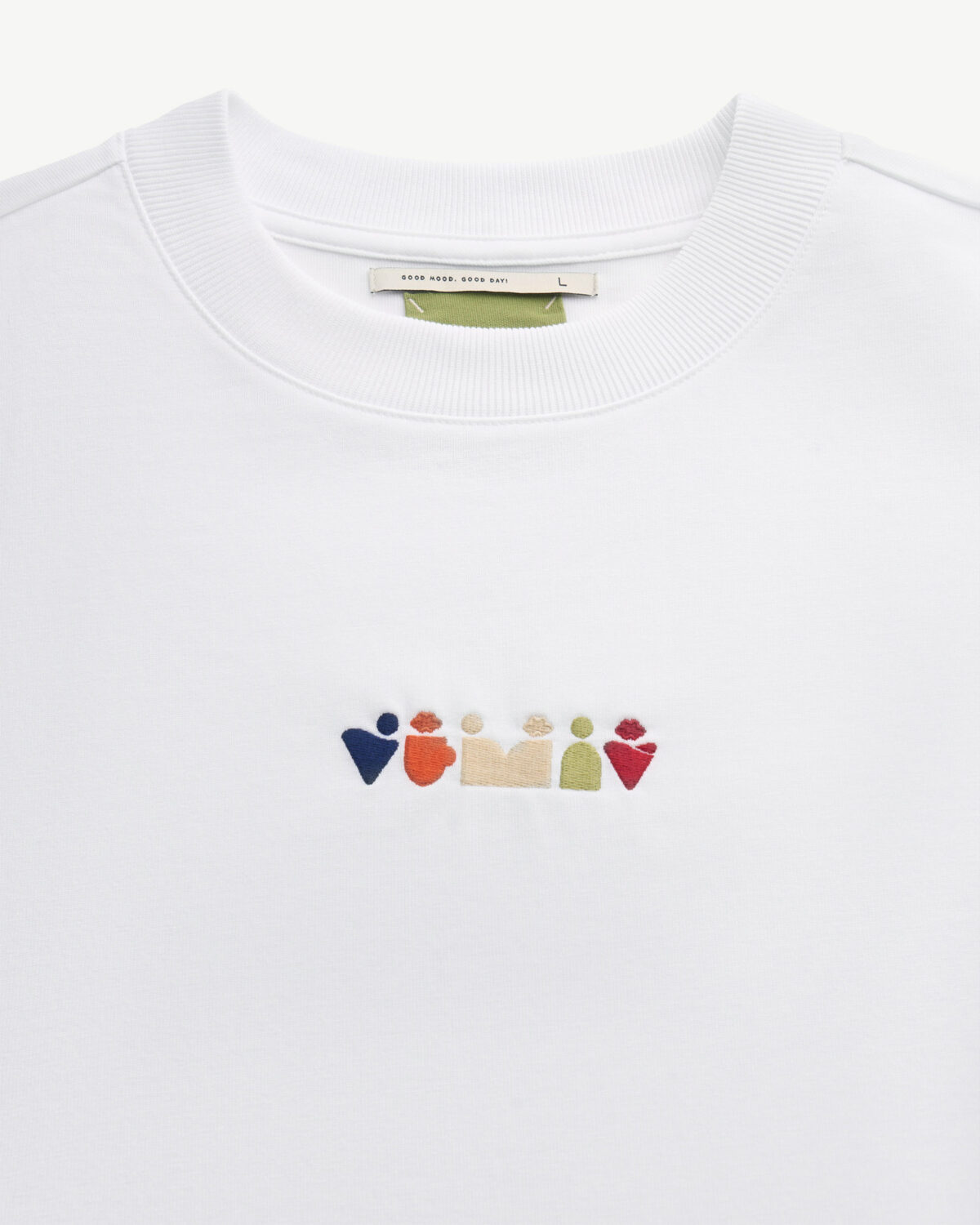 S.cafe unisex short sleeve t-shirt embroidered boxy form - Image 7