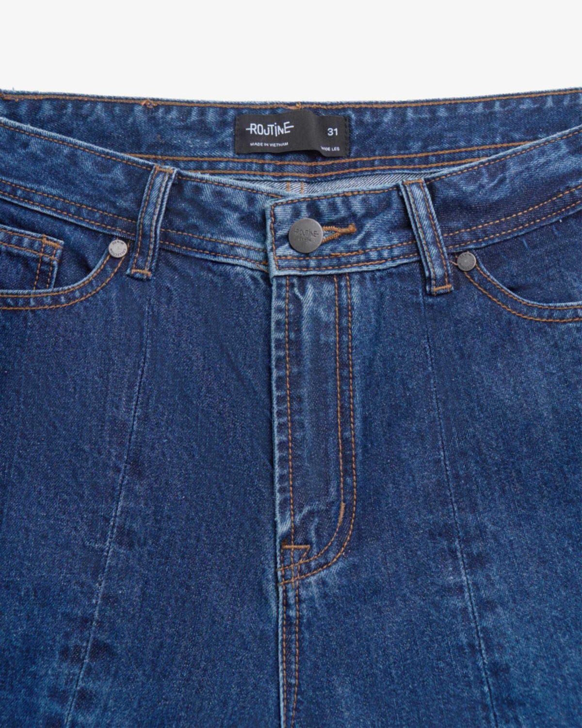 Men's wide leg straight jeans - Image 3