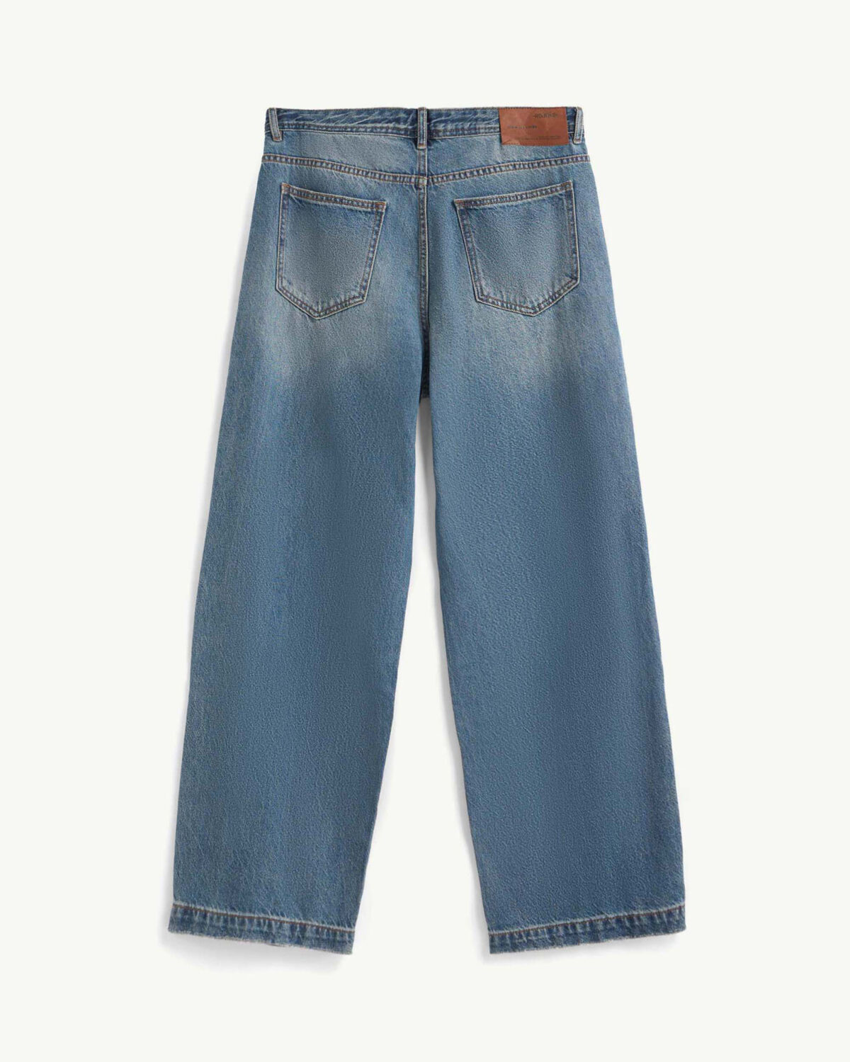 Men's loose form wide leg denim pants - Image 2