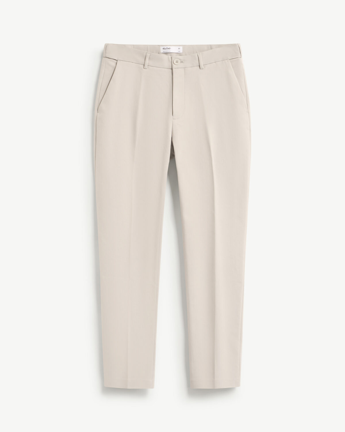 Men's long pants with hidden elastic. Slim