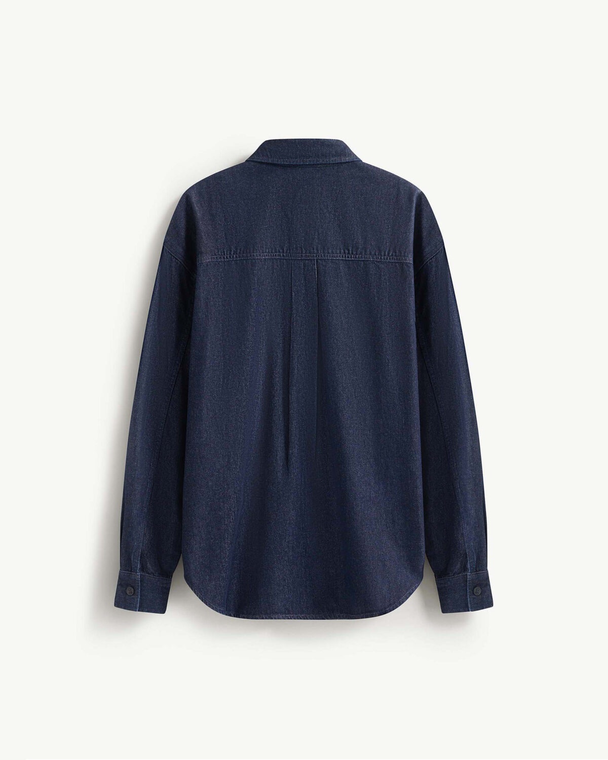 Men's long sleeve loose denim shirt - Image 2