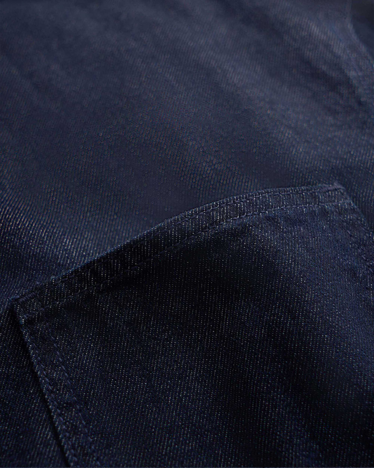 Men's long sleeve loose denim shirt - Image 4