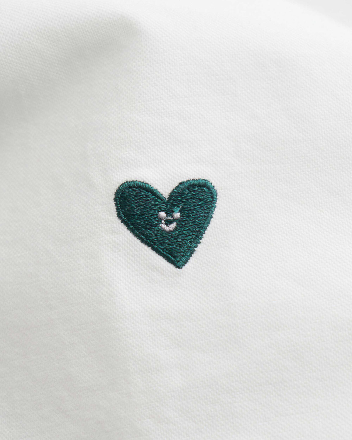 Men's long sleeve oxford shirt with embroidered heart - Smartshirt - Image 8