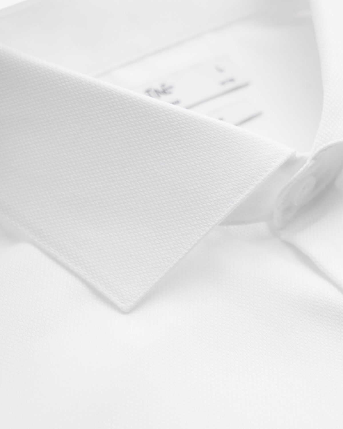 Men's long sleeve cotton form fitted easy care shirt - Image 10
