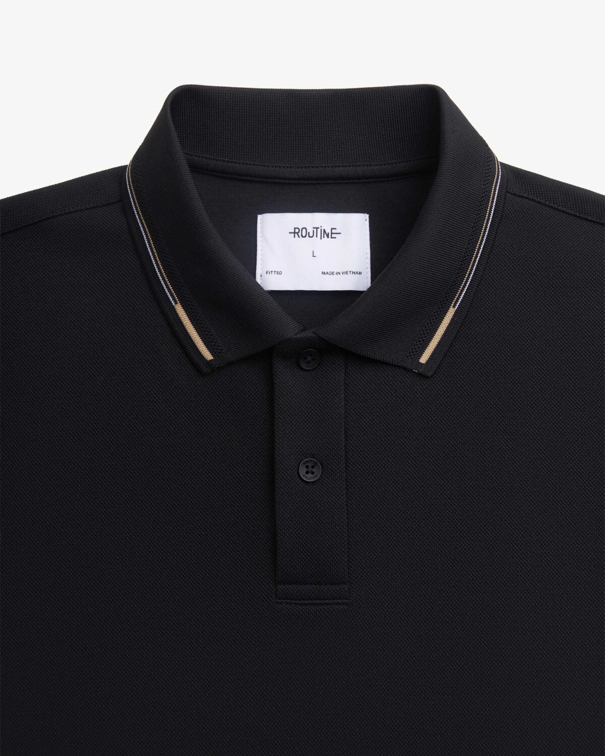 Men's short sleeve polo shirt with fitted collar - Image 3