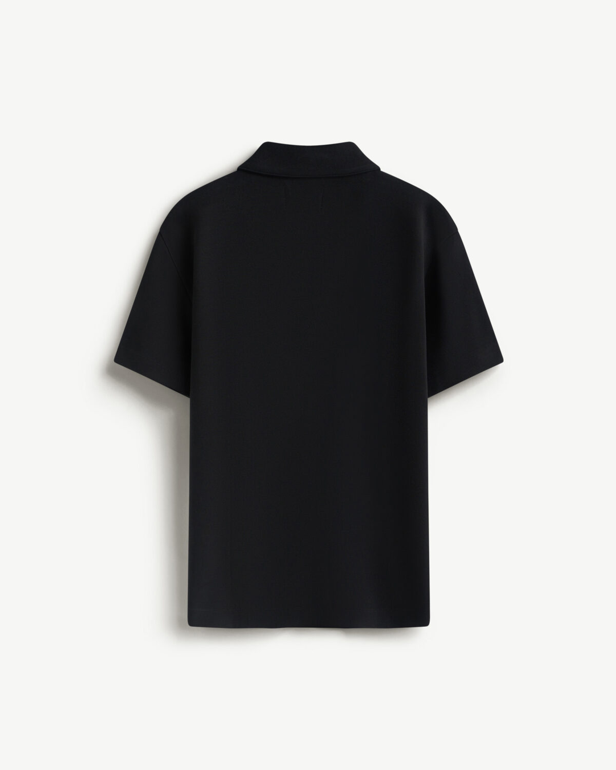 Men's short sleeve polo shirt Jacquard form fitted - Image 3