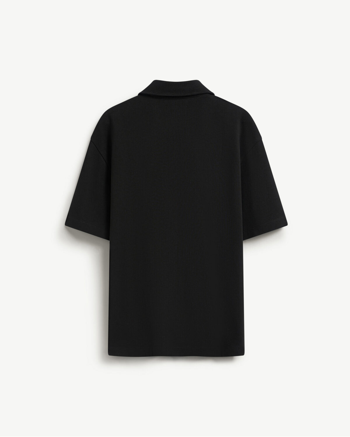 Men's short sleeve polo shirt with chest patch - Image 3