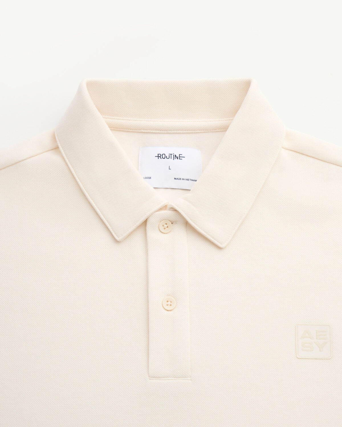 Men's short sleeve polo shirt with chest patch - Image 6