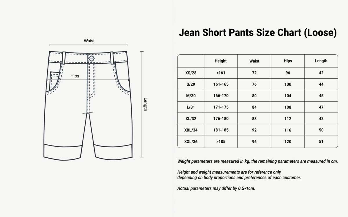 Men's denim shorts. Loose - Image 3