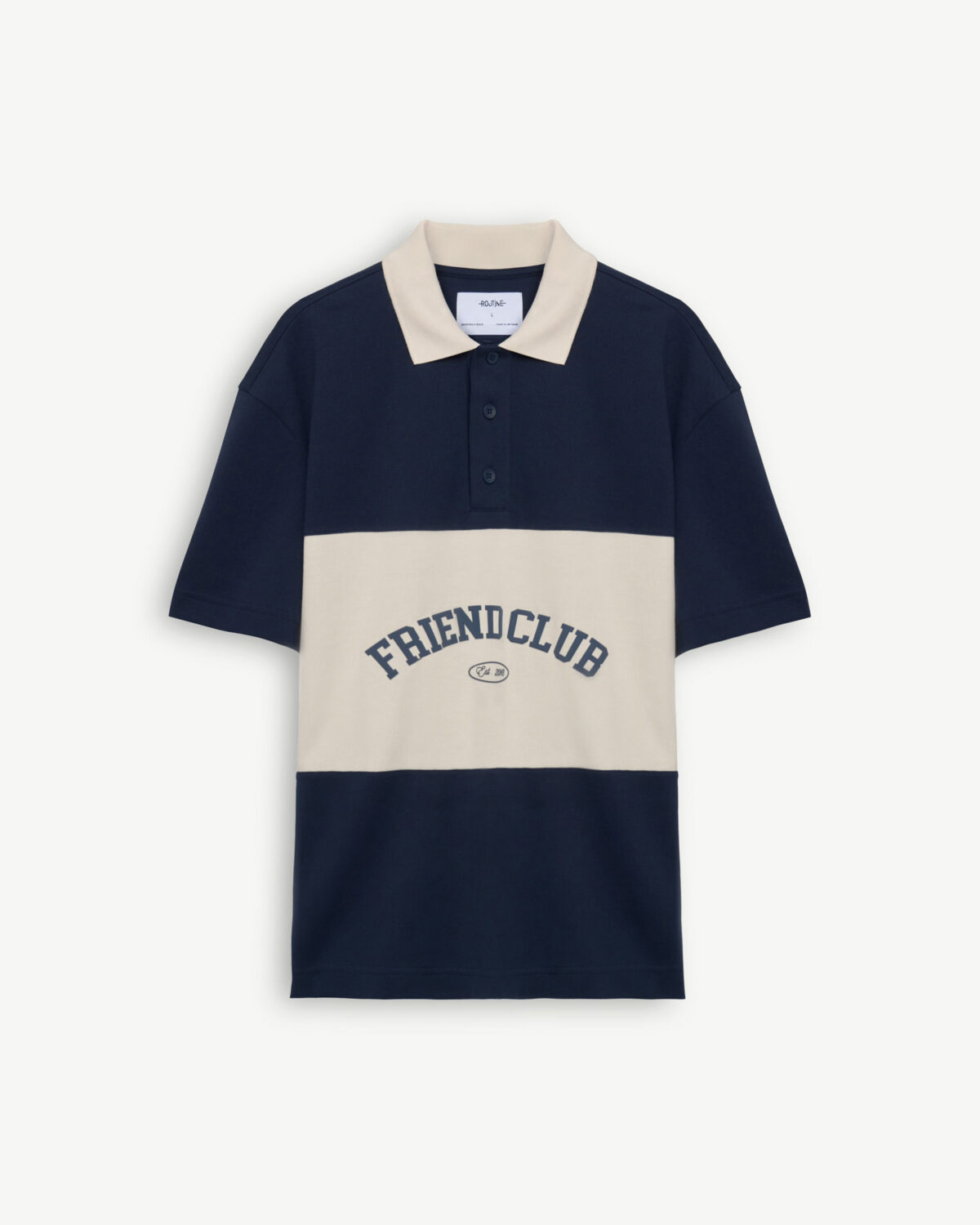 Men's short sleeve polo shirt.Loose - Image 2